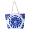 Wholesale Custom Logo Printing Designer Fashion Women Canvas Evil Eye Beach Tote Bag