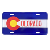 Customized Aluminum Metal 3D Mini License Plate USA Colorado Souvenir Magnets