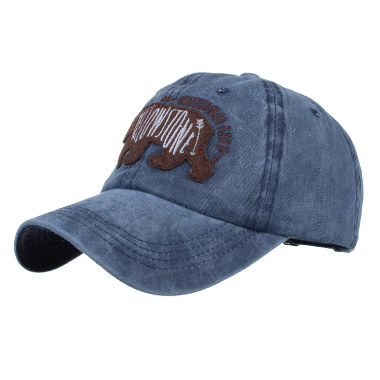 Custom Embroidered Logo Baseball Cap Animal Hats for Men