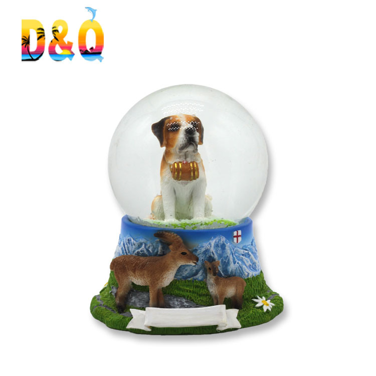 Custom Resin Country Travel Dubai Souvenir Building Snow Globe