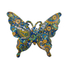 European Modern Art Home Decorative Wall Art Resin Colorful Butterfly Wall Decor