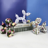 Colorful Art Resin Crafts Dog Statue Home Decoration Home Accessories