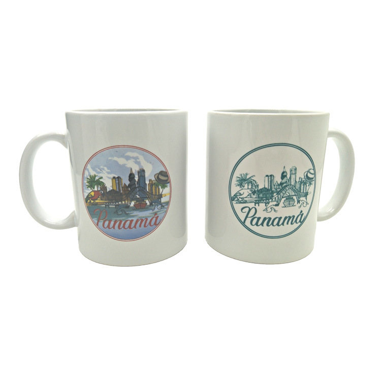 Customized Printed Country City Ceramic Souvenir Plates with Logo