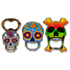 Wholesale Custom Tourist Souvenir Beer Bottle Opener Fridge Magnet Zinc Alloy Metal Skull Pirate Bottle Opener