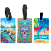 Customised Print Tourist Souvenir Cruise Sloth Luggage Tag Custom Logo PVC Leather Luggage Tag