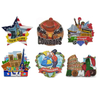 Custom Logo Different Country Fridge Magnet Resin Souvenir City Magnet