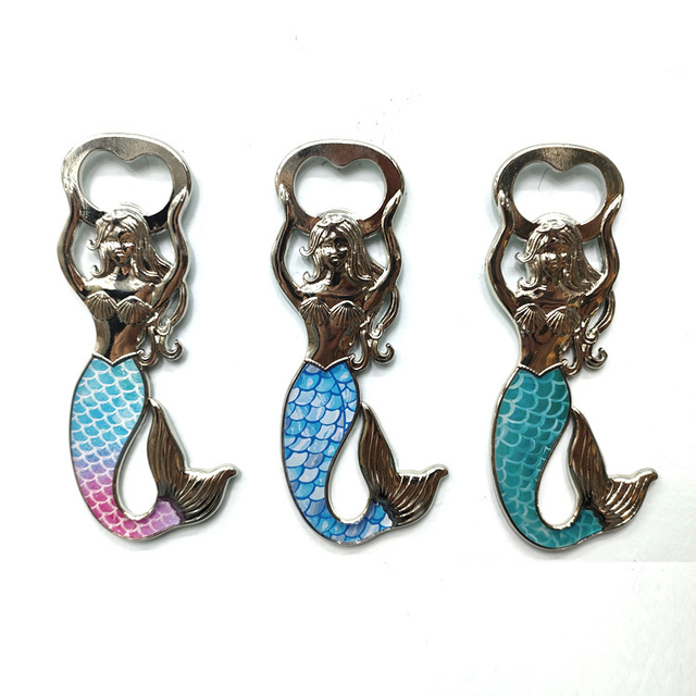 Factory Alloy Epoxy Tourist Souvenir Bottle Opener Customized Shape Logo Slippers Flip Flop Foot Bottle Opener