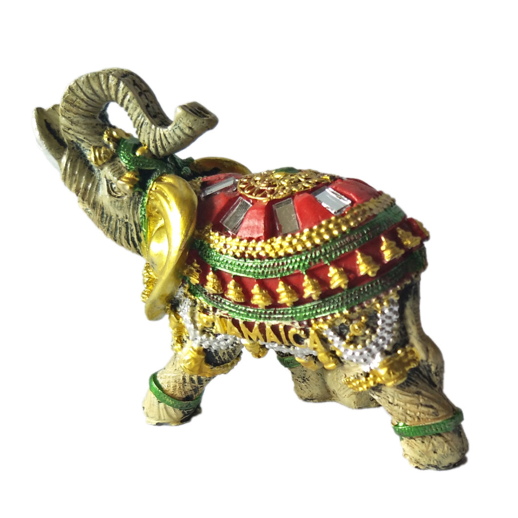 Polyresin Elephant Figurines for Home Decor Ornament