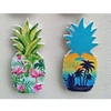 Tropical Beach Travel Souvenir Magnet Custom Resin Printing Fruit Pineapple Fridge Magnet