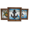 Nautical Craft Indoor Home Decor Wood Frame Hanging Wood Wall Decor