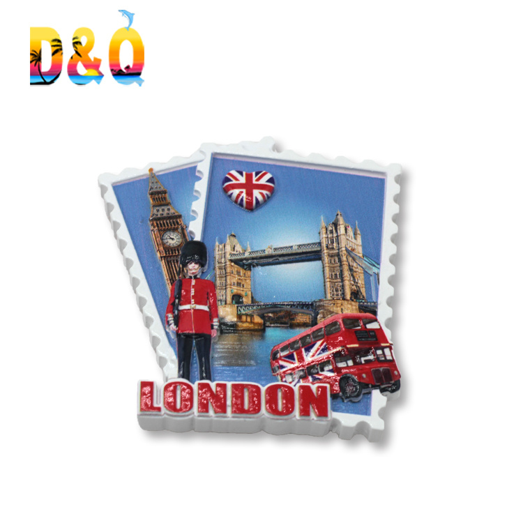 Resin 3D Printed London Souvenir Fridge Magnet