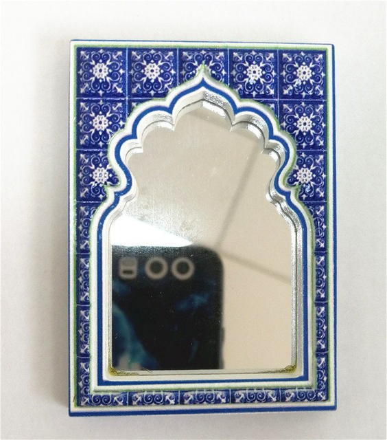 Custom Qatar Souvenir Resin Mirror Fridge Magnet