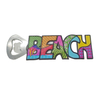 Custom Printed Letter Shape Beach Souvenir Resin Fridge Magnet Bottle Opener