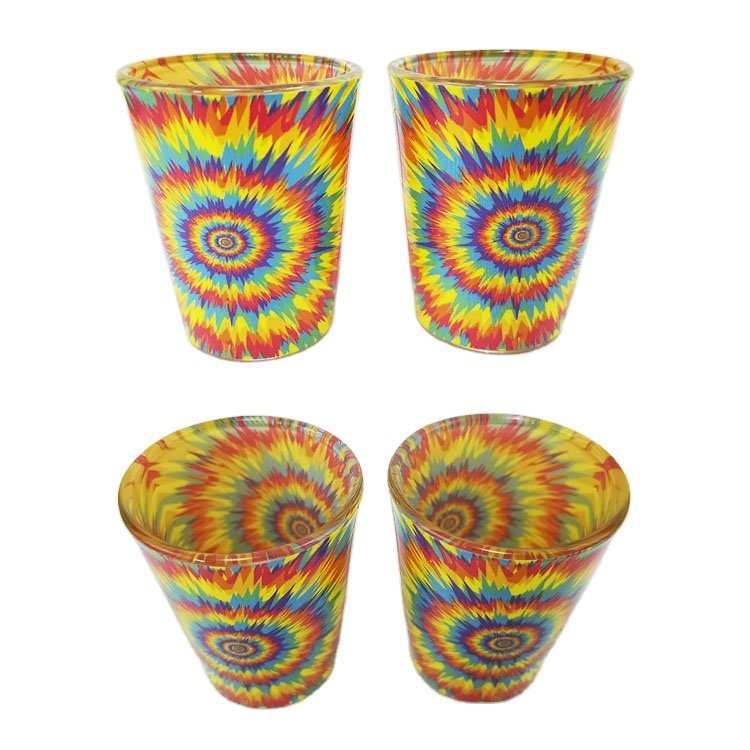 Custom Personalized Cheap Tourist Souvenir Multi Color Shot Glasses