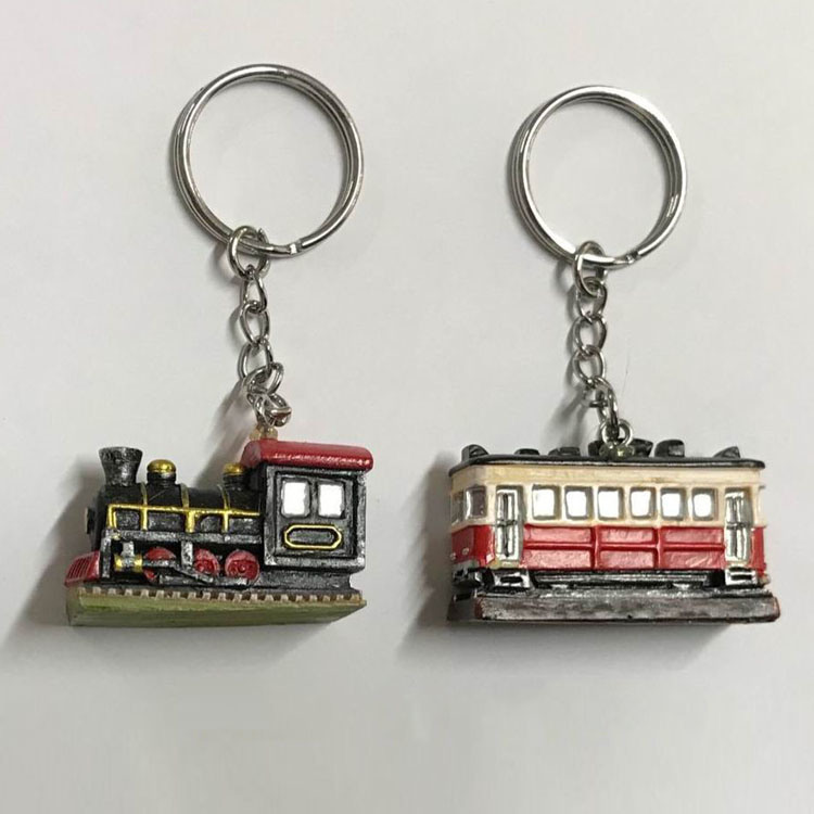 Souvenir Gift Car Shape Custom Resin Keychain