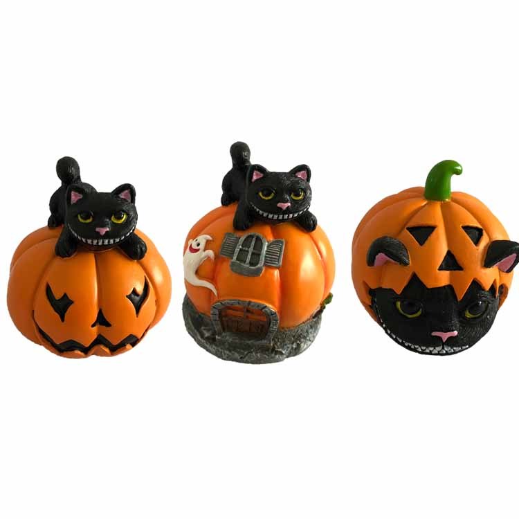 Home Party Decorative Creative Resin Halloween Pumpkin Statue