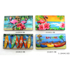 Custom Epoxy Wood Tourist Gift Fridge Magnet Beach Turtle Bahamas Souvenir Fridge Magnet