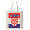 Custom Logo Canvas Beach Bag Zadar Split Zagreb Dubrovnik Croatia Souvenir Tote Bag
