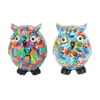 Wholesale Custom Logo Fashion Colorful Table Home Decor Owl Figurine Resin Owl Statue