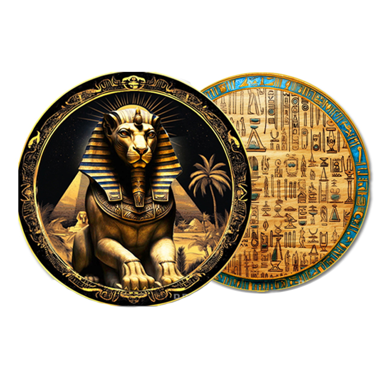 Custom Resin Printed Egypt Pyramid Magnet Ancient Egypt Souvenir Fridge Magnets