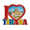 Custom Design Resin Printed Saranda Tirana Albania Souvenir Fridge Magnet
