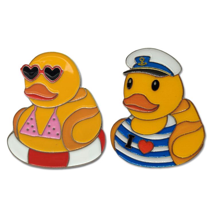 Custom Logo Resin Printing Germany Amsterdam Holland Souvenir Duck Fridge Magnet