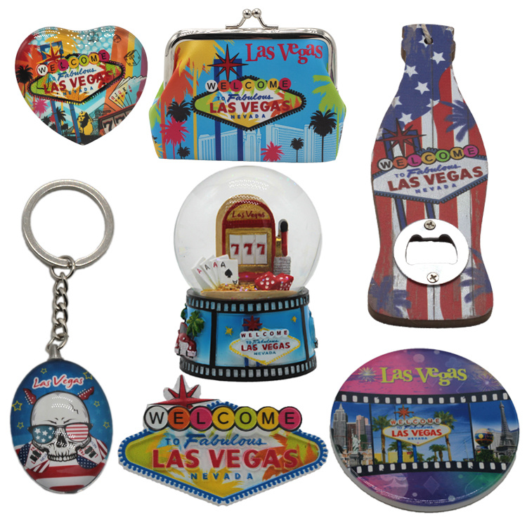 Machine Printing Customized 3D Souvenir Resin Fridge Magnet