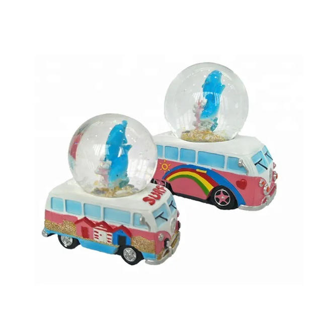 Wholesale Travel Gift Snow Ball Custom Resin Beach Souvenir Snow Globe