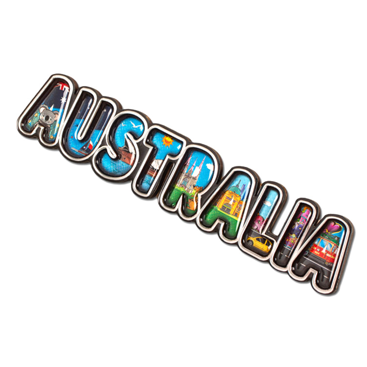 Factory Custom Logo MDF Wood Sydney Australian Australia Souvenirs Fridge Magnet