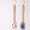 Customized Printed Silicon Spatula Kitchen Decor Portugal Gift Silicone Spatula with Wooden Handle