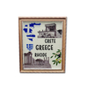 Wholesale Customized Resin 3d Crete Santorini Greece Souvenir Fridge Magnet