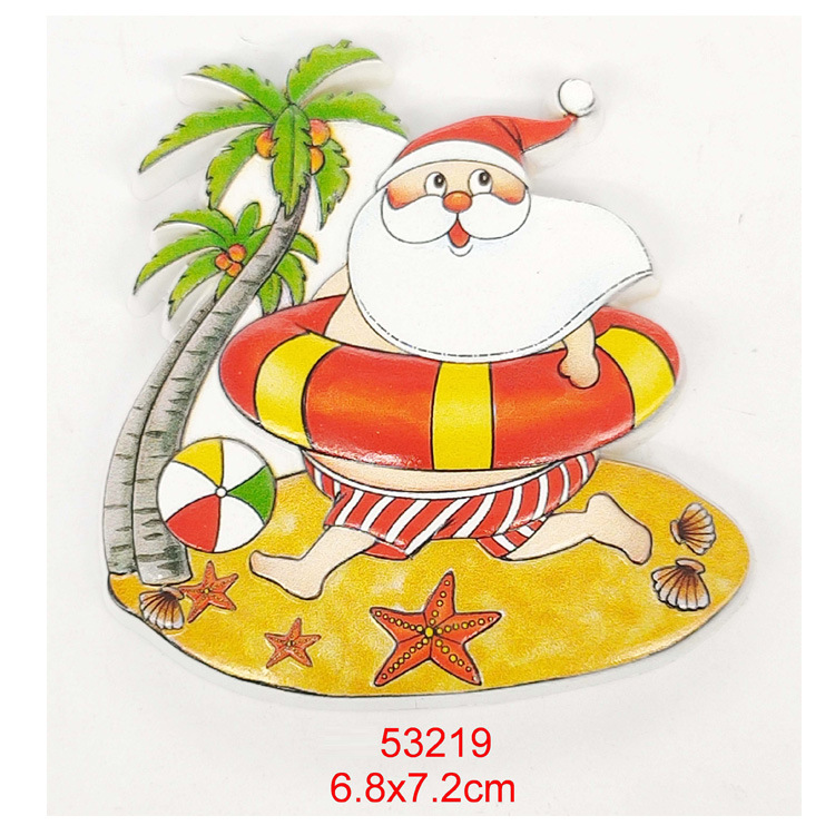 Resin Cartoon Christmas Souvenir Fridge Magnet Custom Christmas Magnet