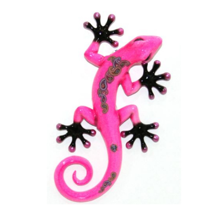 Resin Gecko Wall Art Decor Lizard Sculpture Hang Indoor Outdoor for Home Bedroom Living Room Office Garden Decor