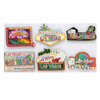 Custom Us States Tourist Souvenir Fridge Magnet Wood Las Vegas Nevada Souvenir Fridge Magnets