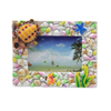 Wholesale Tropical Beach Souvenir Polyresin Picture Frame Fish Turtle Resin Photo Frame