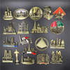 Customized Design Vienna Tourist Souvenir 3D Metal Fridge Magnet