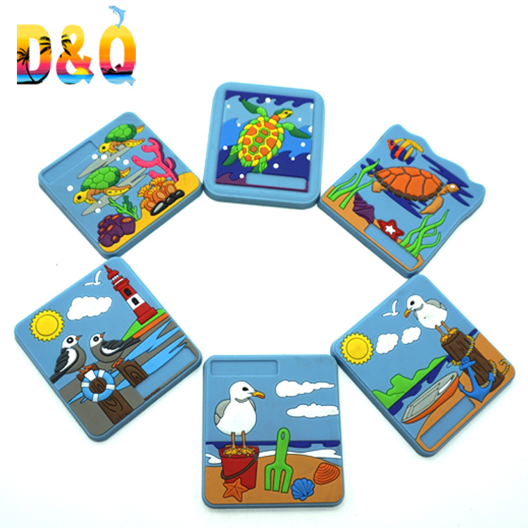 Wholesale Tourist Souvenir 3D Soft PVC Refrigerator Magnet Custom