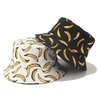 Wholesale Fruit Printed Unisex Summer Foldable Pineapple Banana Bucket Hats