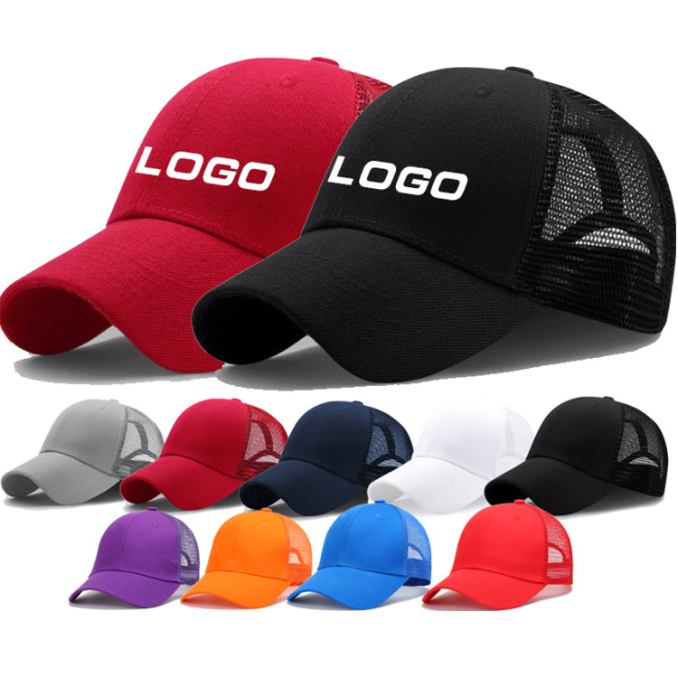 Custom Logo Mens Waterproof Mesh Outdoor Sports 5 Panel Hats Adjustable Baseball Caps