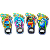 Custom Wood Epoxy Souvenir Gift Slippers Bottle Opener Flip Flop Bottle Opener