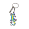 Custom Logo Metal Gecko Lizard Barcelona Spain Souvenir Keychain