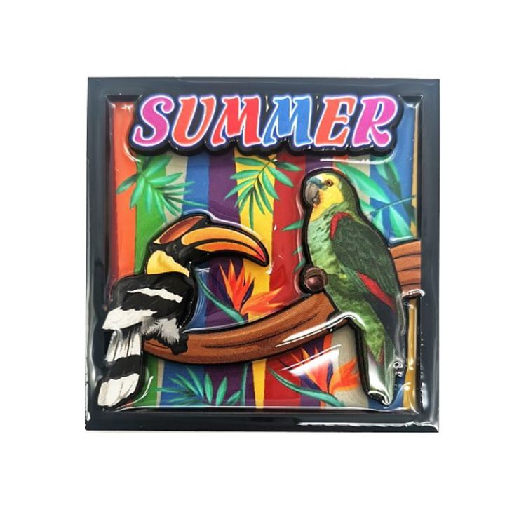 Custom MDF Wood Tourist Gift Toucan Magnet Costa Rica Souvenir Fridge Magnet