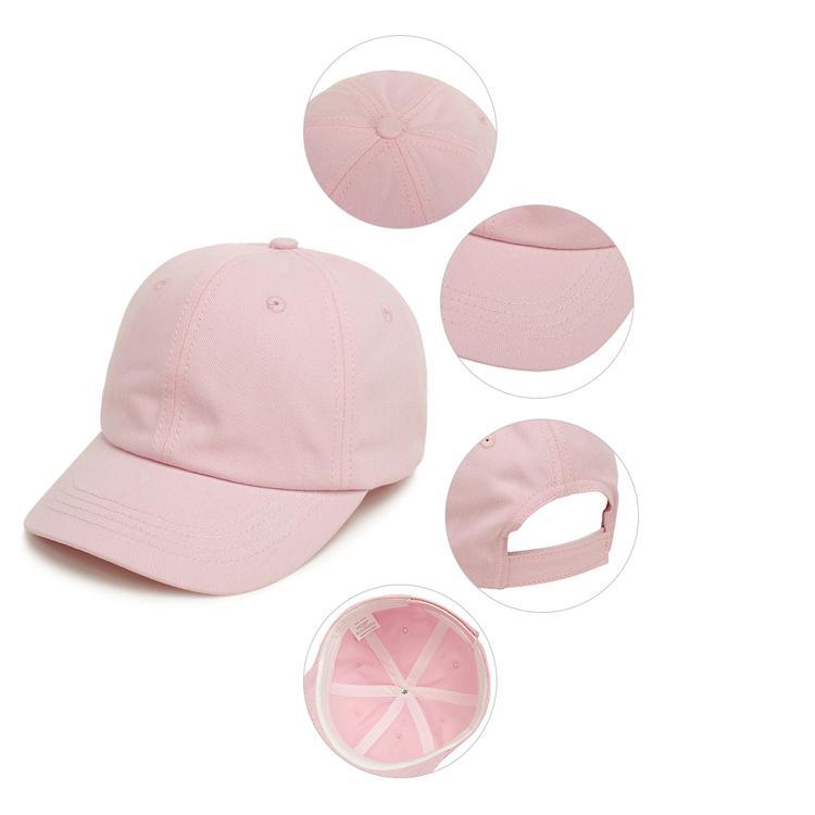 Wholesale Custom Plain Solid Color Summer Outdoor Baseball Children Kids Baseball Hat