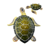 Custom Logo Beach Resin Turtle Figurine Virgin Islands Souvenir St Maarten Turtle Statue