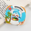 Custom 3D Resin Printing Beach Bikini Souvenirs Sicilia Fridge Magnet