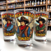 Custom Different Countries Gift Texas Wild West Cowboy Souvenir Shot Glass