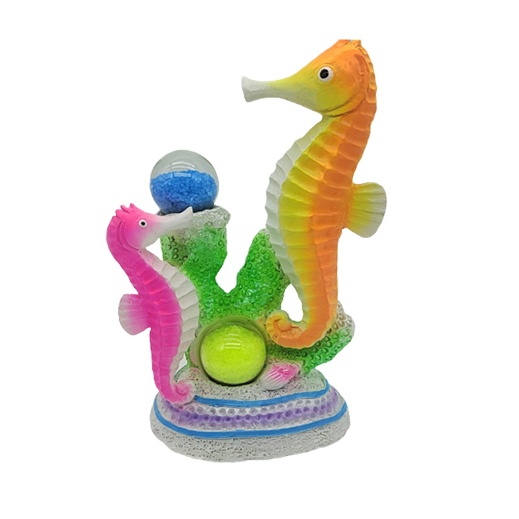 Customized Polyresin Sand Drifting Bottle Souvenir Flamingo Statue