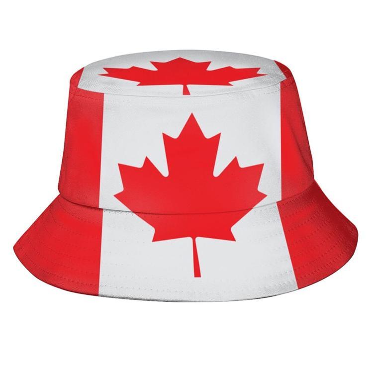 Custom Logo Print Double Sided Breathable Flag Tourist Souvenir London England Bucket Hats