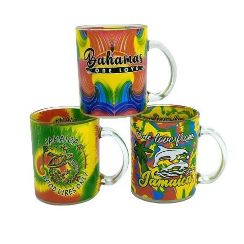 Custom Logo Beach Souvenir Turtle Tropical Cups Ceramic Tropical Coffee Mug