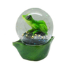 Custom Tourist Souvenir Resin Frog Figurine Polyresin Frog Snow Globe